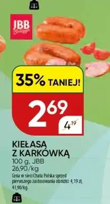 Chata Polska Kiełbasa z karkówką oferta