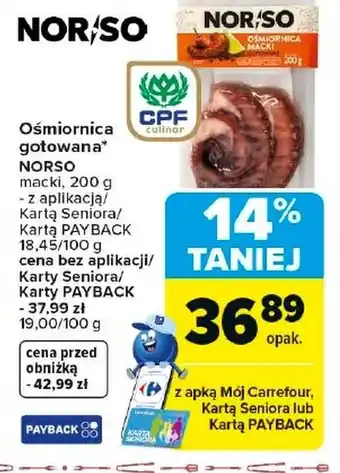 Carrefour Ośmiornica Norso oferta