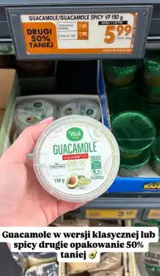 Biedronka Guacamole spicy jalapeno oferta
