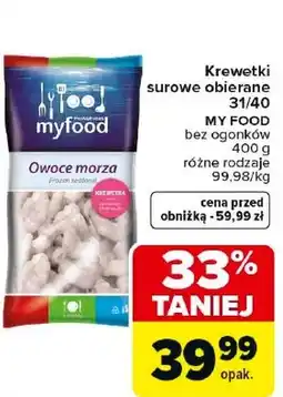 Carrefour Market Krewetki Myfood oferta