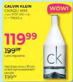 Jawa Drogerie Calvin klein ckin2u him men edt oferta