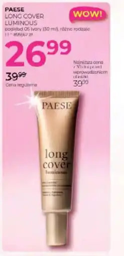 Jawa Drogerie Paese long cover podklad 05 ivory oferta