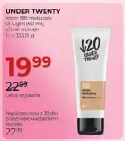 Jawa Drogerie Under twenty krem bb matujący of light oferta