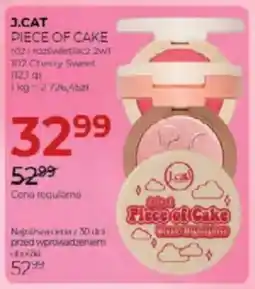 Jawa Drogerie J.cat piece of cake róż i rozświetlacz 2w1 oferta