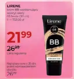 Jawa Drogerie Lirene krem bb wyrównujący koloryt skóry 03 nude oferta