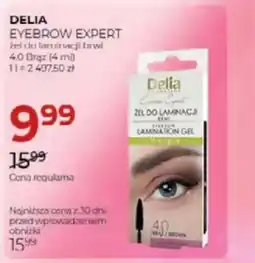 Jawa Drogerie Delia eyebrow expert żel do laminacji brwi oferta