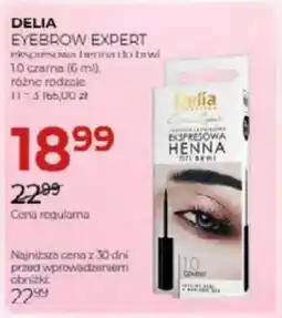 Jawa Drogerie Delia eyebrow expert ekspresowa henna do brwi oferta