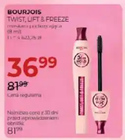 Jawa Drogerie Bourjois twist, lift & freeze maskara podkręcająca oferta
