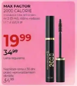 Jawa Drogerie Max factor 2000 calorie oferta
