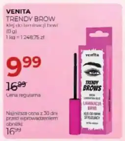 Jawa Drogerie Venita trendy brows klej do laminacji brwi oferta