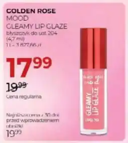 Jawa Drogerie Golden rose mood gleamy lip glaze błyszczyk do ust 204 oferta