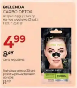 Jawa Drogerie Bielenda carbo detox oczyszczające plastry na nos węglowe oferta