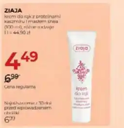 Jawa Drogerie Ziaja krem do rąk z proteinami kaszmiru i masłem shea oferta
