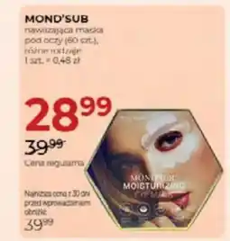 Jawa Drogerie Mond'sub nawilżająca maska pod oczy oferta