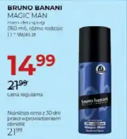 Jawa Drogerie Bruno banani magic man men deo spray oferta