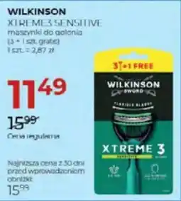 Jawa Drogerie Wilkinson xtremes sensitive maszynki do golenia oferta