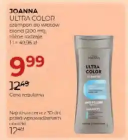Jawa Drogerie Joanna ultra color szampon do włosów blond oferta