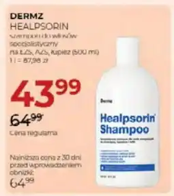 Jawa Drogerie Dermz healpsorin szampon do włosów specjalistyczny oferta