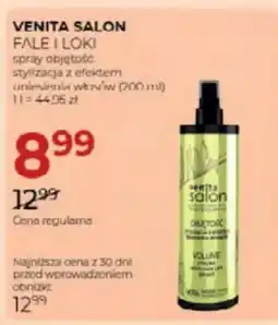 Jawa Drogerie Venita salon fale i loki spray objętość stylizacja z efektem uniesienia włosów oferta