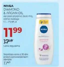 Jawa Drogerie Nivea diamond & argan oil żel pod prysznic oferta