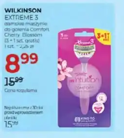 Jawa Drogerie Wilkinson extreme 3 damskie maszynki do golenia comfort cherry blossom oferta