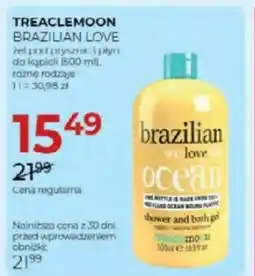 Jawa Drogerie Treaclemoon brazilian love żel pod prysznic i płyn do kąpieli oferta