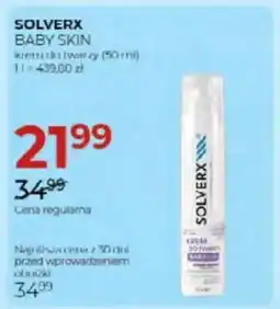 Jawa Drogerie Solverx baby skin krem do twarzy oferta
