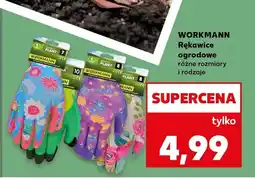 Kaufland Rękawice ogrodowe workmann różne rozmiary i rodzaje oferta