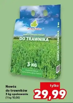 Kaufland Nawóz do trawnika prima garden 3kg opakowanie oferta
