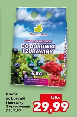 Kaufland Nawóz do borówki i żurawiny prima garden 3kg opakowanie oferta