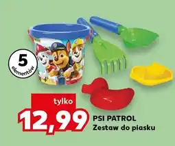 Kaufland Psi patrol zestaw do piasku oferta