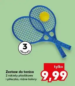Kaufland Zestaw do tenisa 2 rakiety plastikowe i piłeczka oferta