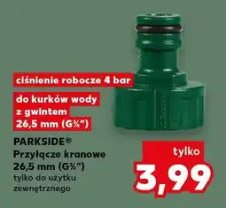 Kaufland Przyłącze kranowe 26,5mm (G¾) do kurków wody z gwintem oferta