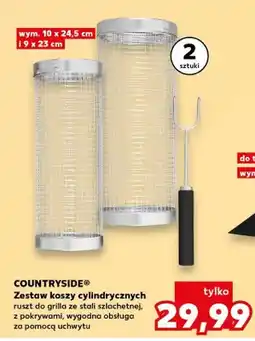 Kaufland Zestaw koszy cylindrycznych COUNTRYSIDE oferta