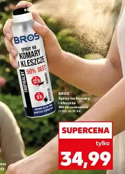 Kaufland Spray na komary i kleszcze BROS oferta