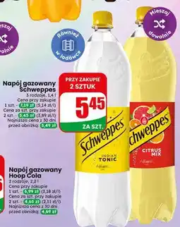Dino Napój gazowany schweppes 3 rodzaje oferta
