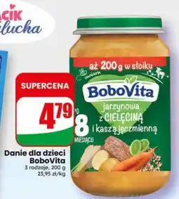 Dino Danie dla dzieci jarzynowa z cielęciną i kaszą jęczmienną oferta