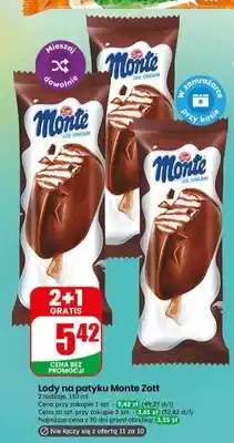 Dino Lody na patyku Monte Zott 2 rodzaje oferta