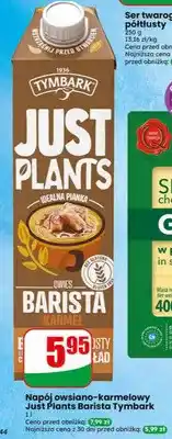 Dino Napój owsiano-karmelowy just plants barista tymbark oferta