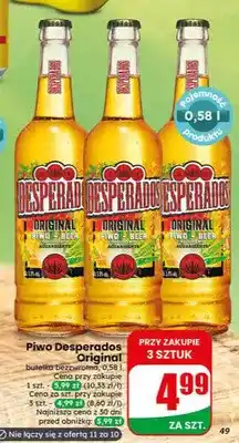 Dino Piwo Desperados Original butelka bezzwrotna oferta
