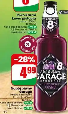 Dino Napój piwny Garage butelka bezzwrotna oferta