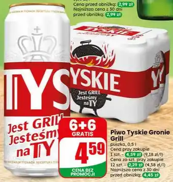 Piwo Tyskie Gronie Grill puszka