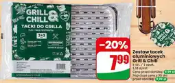 Dino Zestaw tacek aluminiowych Grill & Chill 6szt oferta