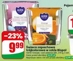 Dino Świeca zapachowa trójkolorowa w szkle oferta