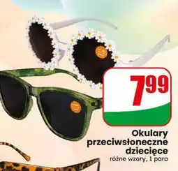 Dino Okulary przeciwsłoneczne dziecięce różne wzory 1 para oferta