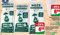 Dino Sztućce transparentne wielokrotnego użytku Grill & Chill 25szt oferta