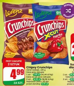 Dino Chipsy Crunchips różne rodzaje oferta