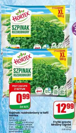 Dino Szpinak rozdrobniony w tafli Hortex oferta