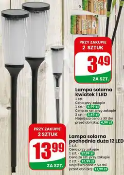 Dino Lampa solarna pochodnia duża 12 LED oferta