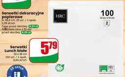 Dino Serwetki Lunch białe oferta